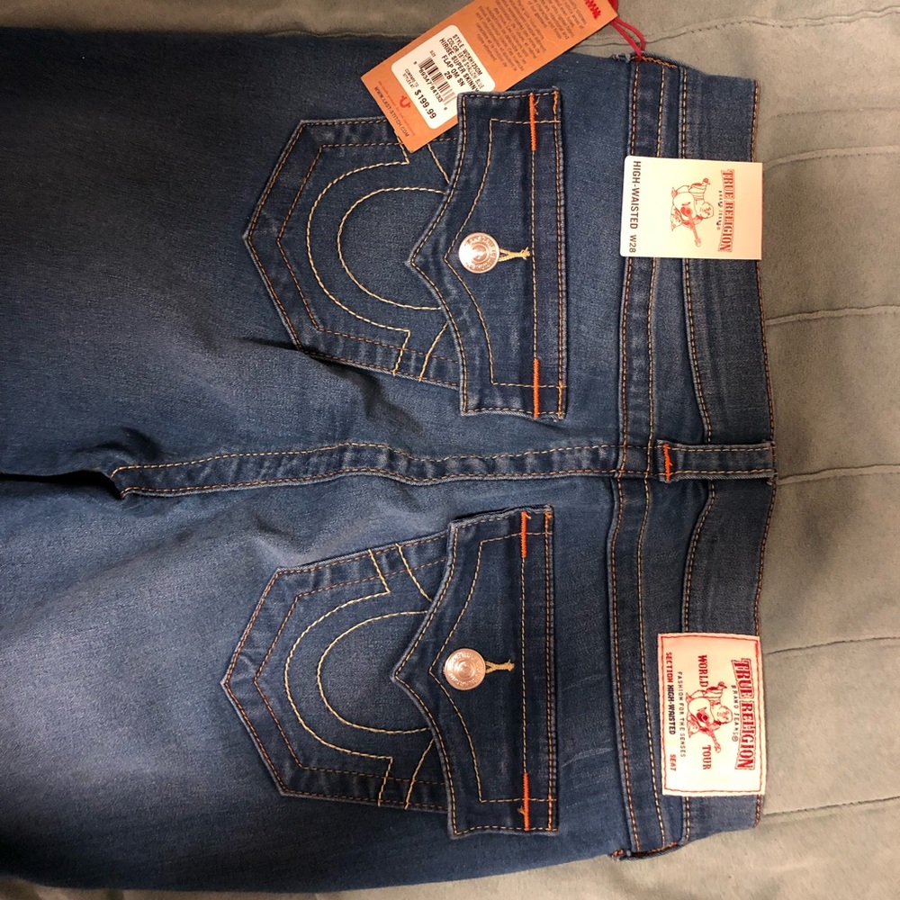 True religion high rise jeans